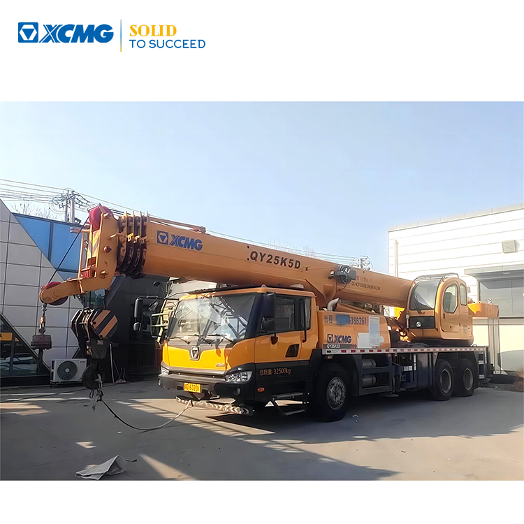 XCMG официальный Подержанный 25-тонный автокран QY25K5D Подержанный мобильный кран, горячая распродажа