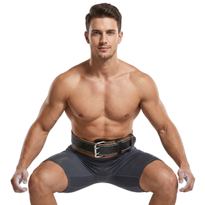 Cinturón de Levantamiento de Pesas Unisex de Alta Calidad, Resistente, Antideslizante, Ajustable, con Hebilla, para Fisicoculturismo, Soporte Lumbar Personalizado - Product Image 1