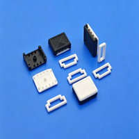 Ensemble de boucles carrées en plastique combinées, accessoires de fixation antidérapants pour sac à dos
