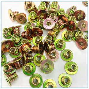 Écrous à rivets Good Luck M6x13 en acier zingué pour meubles et construction - Product Image 5