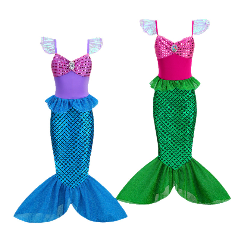 Kids Mermaid Dress Pictures Elegant Fun Costumes