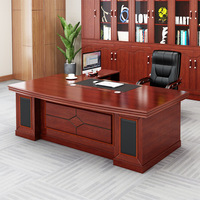 Bureau de direction au design moderne avec ensemble de chaise de bureau pour directeur général