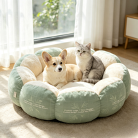 Cama Ovalada para Mascotas con Impresión Personalizada, Tela Ultra Suave al Tacto, Resistente a la Intemperie, Base Antideslizante, Superficie Exterior Impermeable, para Uso Diario