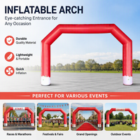 Arche publicitaire gonflable pour activités de plein air pour Promotion