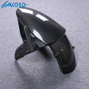 Guardabarros Delantero de Fibra de Carbono 3K para Motocicleta AKOSO, Compatible con <span class=keywords><strong>Kawasaki</strong></span> <span class=keywords><strong>Ninja</strong></span> H2 H2R <span class=keywords><strong>2015</strong></span>-2026 - Product Image 5