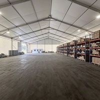 Grande tente de stockage à portée libre pour entrepôt temporaire extérieur et abri pour marchandises