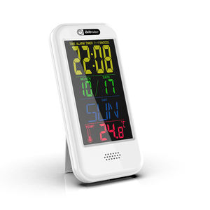 Greentime — horloge numérique LCD appairage visuel, affichage de la température, mémoire de 9 pouces, horloge de calendrier, meilleure vente - Product Image 1
