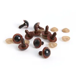 Vente en gros 14MM Résine Peluche Animal Yeux DIY Poupée Accessoires Yeux