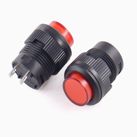 Interrupteur à bouton-poussoir circulaire R16-503 Bouton d'alimentation autobloquant/à réinitialisation automatique sans lumière/avec lumière 4 broches et 2 broches 16MM