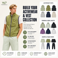 Gilet unisexe style montagne, imperméable, léger, col montant, sans manches, pour activités de plein air, fournisseurs en gros