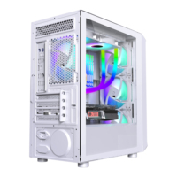 SAMA – boîtier de refroidissement micro atx avec affichage de la température, boîtier pc en verre trempé, ordinateur OEM, ODM, armoire pc