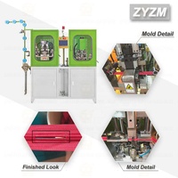 Entièrement automatique l'écartement et dents de fermeture à glissière en nylon machine