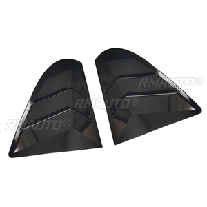 Rear <b>Window</b> Side <b>Vent</b> Shutter Louver Cover Trim for Mitsubishi Lancer EX X EVO 2008-2018 Car Accessories Auto Parts Carbon Fiber - Product Image 4
