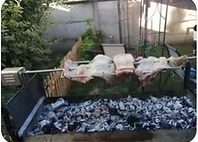 SET <span class=keywords><strong>ASADOR</strong></span> 30KG <span class=keywords><strong>MOTOR</strong></span> SPIEDO & TRIDENTE ACERO INOX - Product Image 5