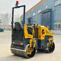 Compacteur routier à double tambour de haute qualité à bas prix, 330 kg, 550 kg, 1 tonne, 1,5 tonne