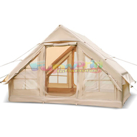 Tente de camping extérieure 8 personnes oxford fête voyage étanche épaissie gonflable maison pop up tente à air chambre pour le camping