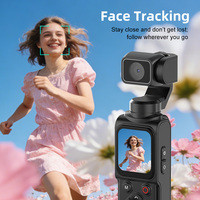 DLC M105 Pocket Gimbal Kamera 4K 330° Auto-Tracking Vlog-Kamera 1,7 Zoll Touchscreen 2400mAh Akku WLAN-Übertragung Reise Sport