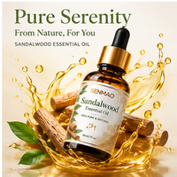 Huile essentielle de bois de santal 100% pure et naturelle, qualité aromathérapie premium pour diffuseur, soin de la peau, massage
