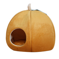 Lit pour chat et chien de style Apple, en tissu, chaud pour l'hiver, design nid douillet, durable et portable