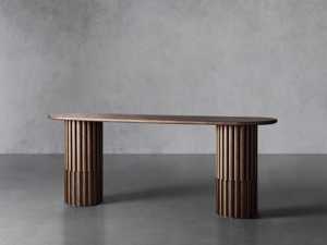 Tables à manger modernes, meubles d'appoint antiques pour le salon, <span class=keywords><strong>console</strong></span> noire, <span class=keywords><strong>bureau</strong></span>, bois massif, tables consoles faciles à assembler - Product Image 4