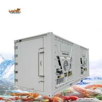 Prijs van een 20ft (20 voet) multi-cooler gekoelde blastvriezer reefer container met oprijplaten, PVC deur en gordijnen
