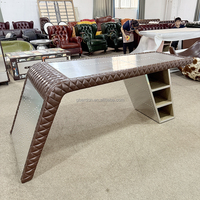 Bureau de direction G-Bardon T8301, design créatif, style industriel vintage, sculpture d'aile d'avion, cadre en aluminium