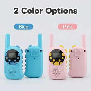 Mini Kids Toy Walkie Talkie 0.5W FRS <strong>PMR</strong> Two Way <strong>Radio</strong> with Backlit Display VOX Child Lock for Boys Girls Outdoor Games - Product Image 6