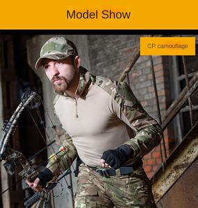 ACU Set seragam latihan kodok, setelan taktis lengan panjang tanpa perlengkapan pelindung, kamuflase Digital untuk bidang luar ruangan Ops. - Product Image 6
