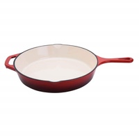 Ensemble de casseroles en fonte émaillée, 5 pièces, minimaliste, écologique, compatible gaz et induction, ensemble complet pour la cuisine à domicile