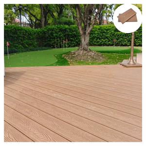 Tarima Exterior Impermeable de WPC, Madera Plástica Compuesta, con Relieve 3D de Grano de Madera - Product Image 1