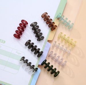 2024 nuovo anello raccoglitore a fogli mobili a 5 fori per Notebook anelli a spirale con fermaglio e pinza per legatura di materiale scolastico - Product Image 2