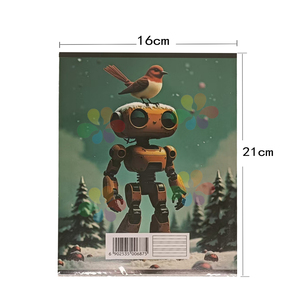 Cuaderno de Ejercicios A5 para Suministros Escolares de África del Norte, 60/100 Hojas, Cuaderno Cuadriculado con Funda OPP para Estudiantes de Libia - Product Image 2