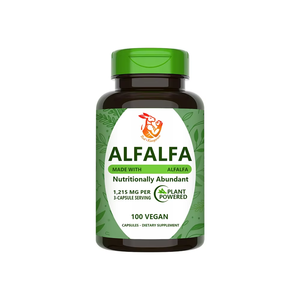 Suplemento para el Cuidado de la Salud, Cápsulas de Alfalfa para el Bienestar General, Aumenta la Energía, Cápsulas de Alfalfa Herbales Naturales - Product Image 1