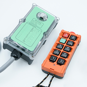 Precio de fábrica, 8 botones, interruptores eléctricos inalámbricos industriales de una sola velocidad, control remoto para máquina portuaria - Product Image 1