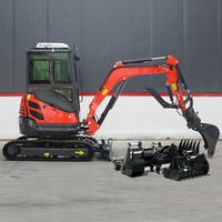 Machines de terrassement Mini excavatrice 2.5 tonnes La plus petite excavatrice de type chenille