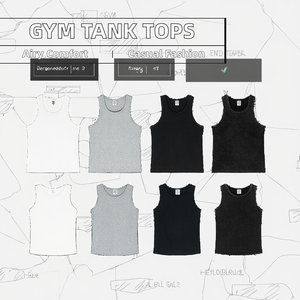 Chaleco Deportivo de Alta Calidad para Mujer y Hombre, con Logotipo Personalizado, Camiseta sin Mangas para Ejercicio al Aire Libre, Chaleco Informal de Punto para Verano - Product Image 3