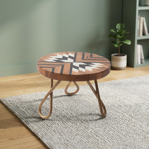 Expositor de Madera para Pasteles de Cumpleaños y Bodas, Apto para Microondas y Lavavajillas, Modelo FWE-00194, Marca Falak World Export, Fabricado en Uttar - Product Image 1