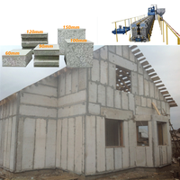 Máquina para Fabricar Bloques de Pared Expandidos Ligeros, Línea de Producción de Paneles de Pared Sándwich de Cemento EPS, Máquina para Paneles de Pared Prefabricados de Hormigón