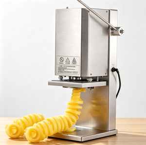 Nouvelle machine à couper et à trancher les pommes de terre automatique à faible bruit pour usage commercial - Product Image 5