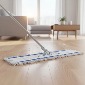 Gizmop Mopa para Polvo de 60 cm, Tela de Microfibra, Autoescurrible, Antibacteriana, Reutilizable, Duradera, Sostenible, con Palo de Acero Inoxidable, Rápida - Product Image 3