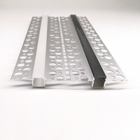 YG-B002 Profilés linéaires en aluminium LED de haute qualité pour plâtre, avec canal pour cloisons sèches et couvercle en PC, pour éclairage de plafonds en cloisons sèches