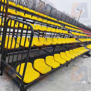 Outdoor Sports Stadium <strong>Grandstand</strong> Seat Audience Row Chair Bleachers Fast &amp; Safe Assembly Galvanized Steel Sports <strong>Grandstands</strong> - Product Image 1