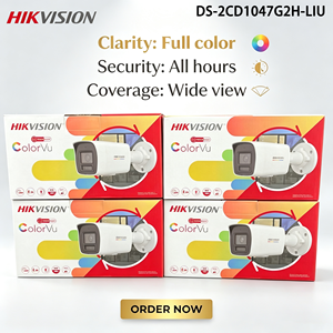 Cámara IP <span class=keywords><strong>Hikvision</strong></span> DS-2CD1047G2H-LIU, 4MP, Smart Hybrid Light, POE, Tipo Bala, IP67, H.265+, con Micrófono, para Vigilancia CCTV - Product Image 1
