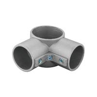 Raccord croisé en aluminium brossé