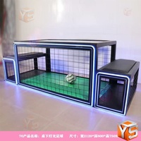 Jeu de football pour enfants en métal certifié CE ZDYS - Anglais, 2 joueurs, usage commercial en intérieur