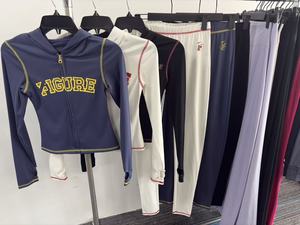 Set di Abbigliamento Athleisure Personalizzato OEM per Donne, Giacca con Cappuccio in Maglia e Pantaloni Lunghi, Tuta Casual, Ropa De Mujer - Product Image 4