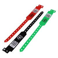 Bracelet RFID jetable ajustable en vinyle, étiquette NFC en PVC pour événements, sport (basketball), concerts et contrôle d'accès