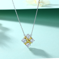 Fabricant de bijoux, collier personnalisé en argent 925 avec zircon pour femmes, commande OEM