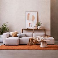 Canapé sectionnel de luxe en bois massif, style minimaliste français antique, pour villas contemporaines, appartements, chambres et centres commerciaux