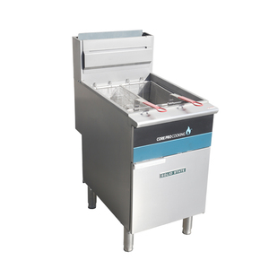 Trạng thái rắn điều khiển nhiệt thương mại gas Nồi chiên thép không gỉ nồi chiên sâu cho nhà hàng - Product Image 6